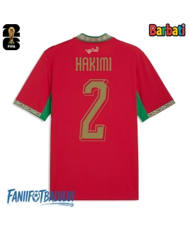 Maroc Achraf Hakimi #2 Tricou Fotbal Replică Mondial 2026 Barbati Acasa Maroc Achraf Hakimi #2 Tricou Fotbal Replică Mondial 2026 Barbati Acasa